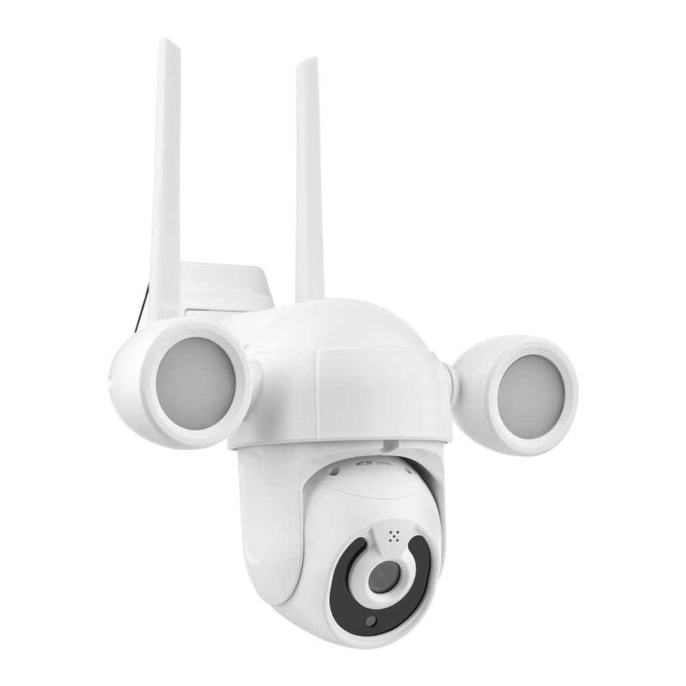2K Smart Life Wireless Monitor Camera Outdoor Smart WiFi Camera 3.0MP IP65 Waterproof Auto Night Vision Motion Detection Auto-tracking Two-Way Audio with Floodlights  |  Security Cameras Security Cameras Security Cameras