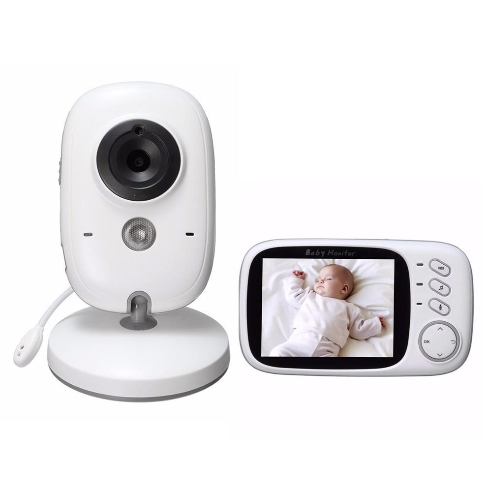 3.2inch Display Video Baby Monitor with Camera and Audio Remote Wide View Two Way Audio Talk Infrared Night Vision 8 Lullabies  |  Security Cameras Security Cameras Security Cameras
