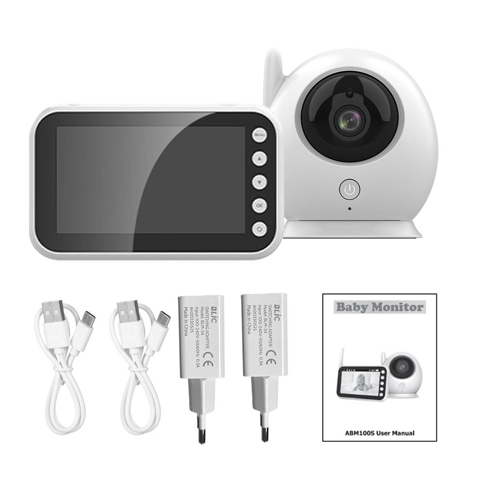 720P 2.4GHz FHSS Baby Monitor with Camera 4.3 Inch LCD Screen Video Camera  |  Security Cameras Security Cameras Security Cameras