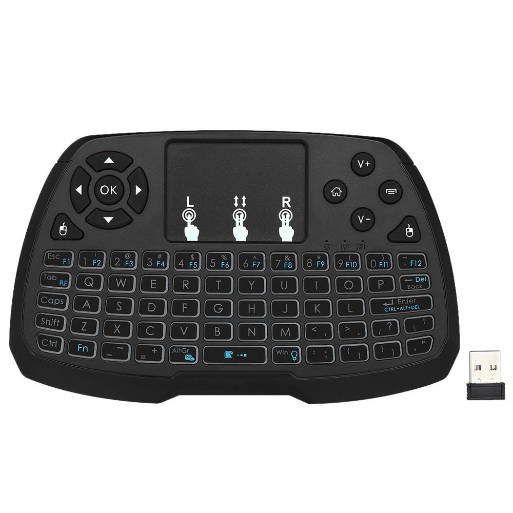 Backlit 2.4GHz Wireless Keyboard Touchpad Mouse Handheld Remote Control 4 Colors Backlight for Android TV BOX Smart TV PC Notebook  |  Android TV Dongle & Accessories Android TV Dongle & Accessories Android TV Dongle & Accessories