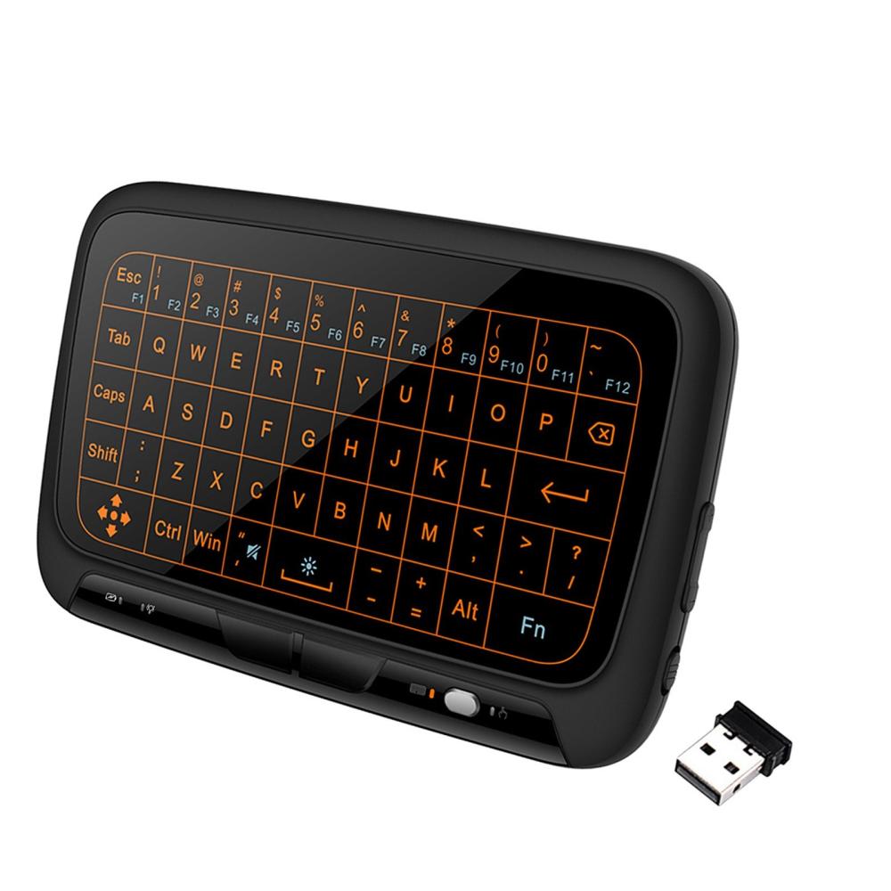 H18+ 2.4GHz Full Touchpad Wireless Backlight QWERT Keyboard  |  Android TV Dongle & Accessories Android TV Dongle & Accessories Android TV Dongle & Accessories