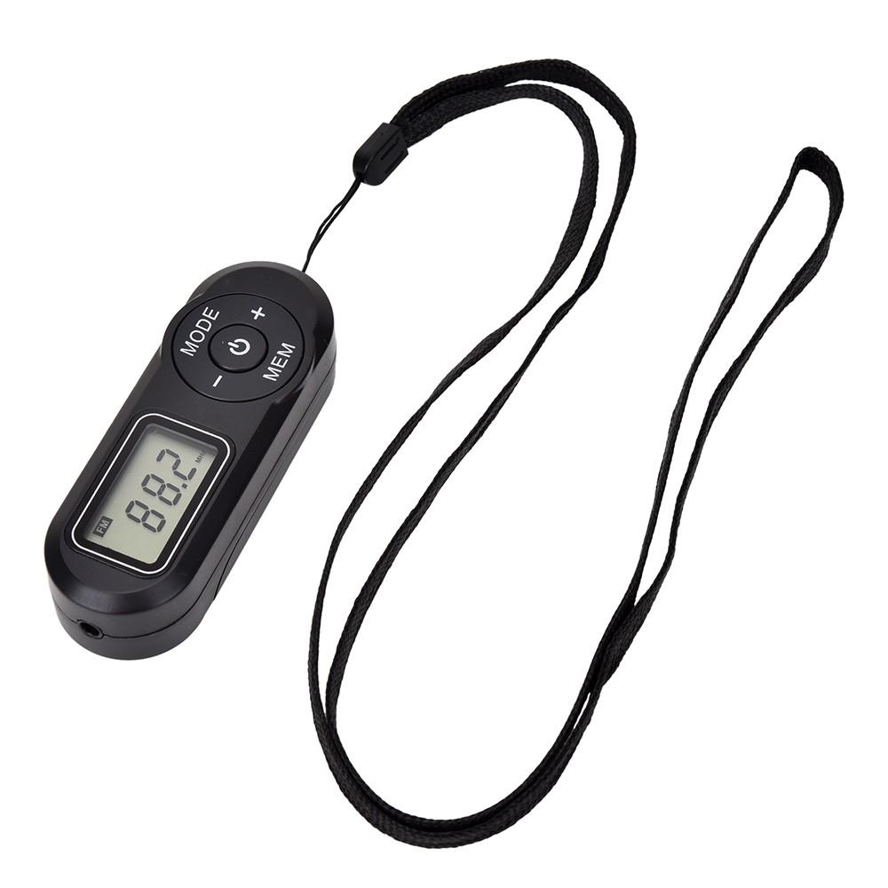 HRD-727 Portable Mini FM Radio Digital Display FM Receiver Retro MP3 Player Style DSP with Headphones Lanyard  |  Others Other Consumer Electronics Black