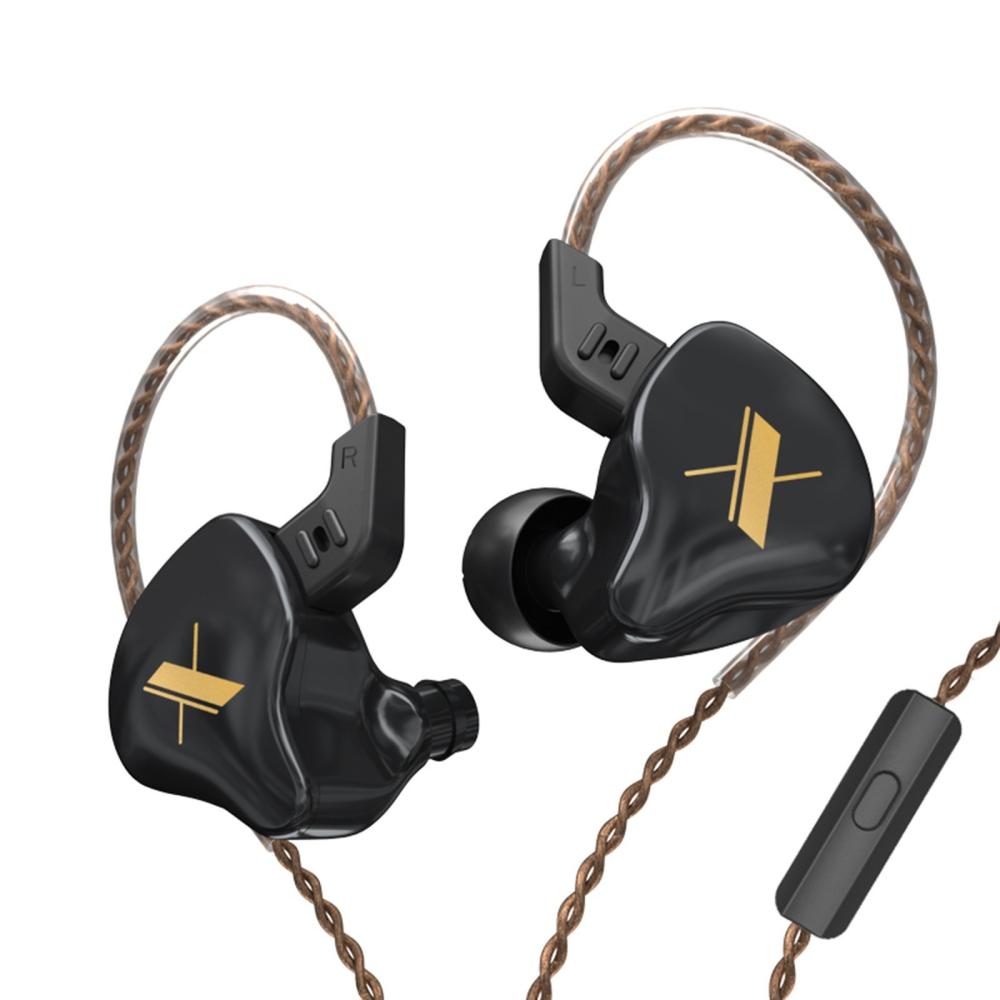 KZ EDX Customized Heavy-Bass Earphone In-ear Headphone  (With Mic)  |  Wired Headphone Headphone Black/Black2/White/White 1