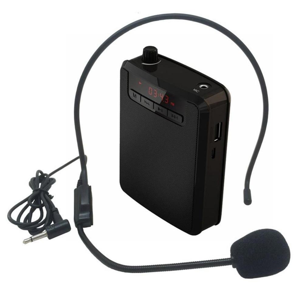Portable Voice Amplifier Rechargeable Vioce Amplifier with Wired Microphone Headset & Waistband for Teaching Singing Training  |  Others Other Consumer Electronics Black/Green/Purple