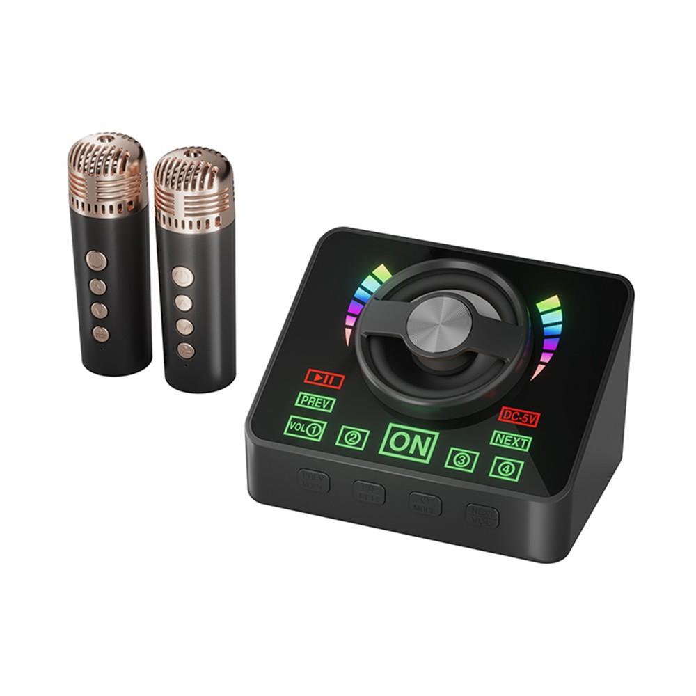 Q4 Karaoke Machine – Bring the Party Anywhere with Our Portable KTV Set  |  Speakers & Karaoke Accessories Speaker & Karaoke Pink/Black