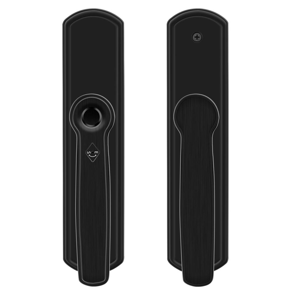 Smart Fingerprint Door Lock Key-less Entry Door Locks  |  Smart Door Lock Smart Device Black