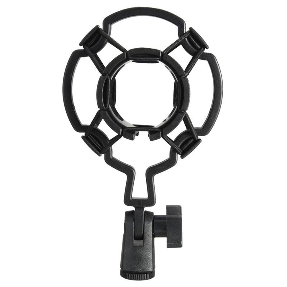 Universal Shock-proof Microphone Mount Plastic Studio Mic Holder Stand Clip For Large Diaphram Condenser  |  Others Other Consumer Electronics Black