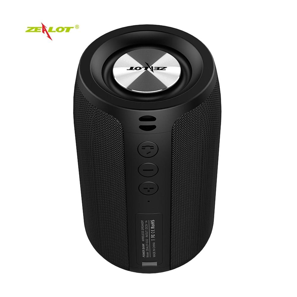 ZEALOT S32 Portable Wireless Bluetooth Speaker 5W Subwoofer Outdoor Sound Box Music Player U Disk TF Card Reader AUX-IN 2000mAh Battery  |  Bluetooth Speaker Bluetooth Speaker Black/Camouflage Blue/Camouflage Red/Camouflage Armygreen/Camouflage Cyan